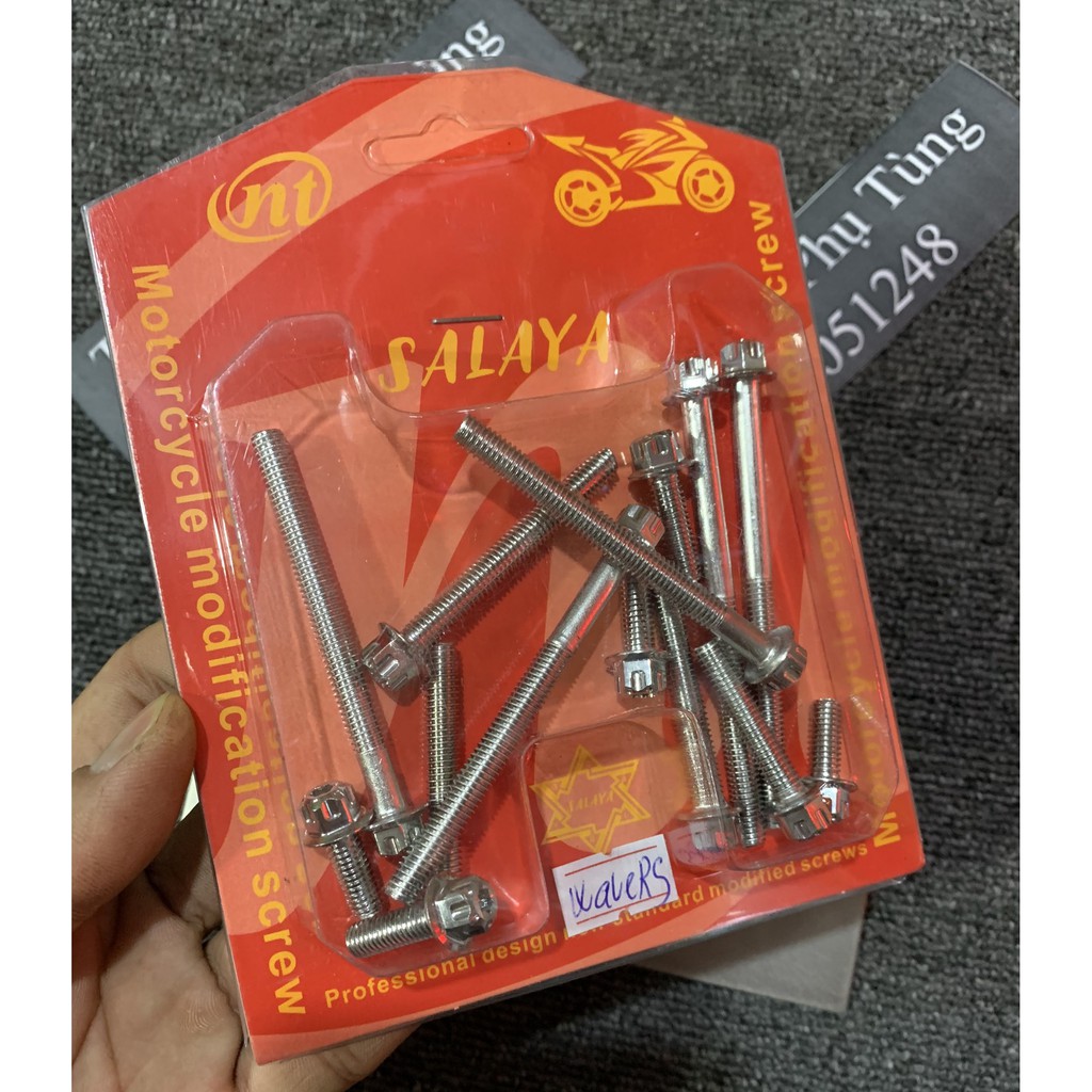 Bộ ốc lốc máy SALAYA Wave a 2016, RS, Wave a 100 - 14 con