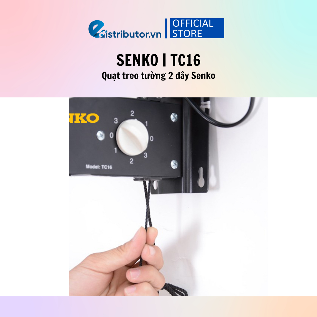 Quạt Treo Tường 2 Dây Senko TC16