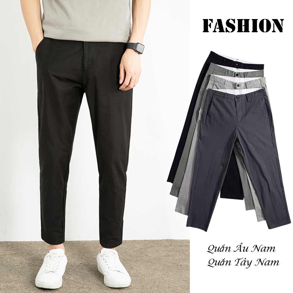Quần Tây Âu Nam Quần Chinos Dáng Baggy Công Sở Thanh Lịch Kiểu Dáng Trẻ Trung Hàn Quốc FASHION4MENHCM JOGGER NAM 9000066C18
