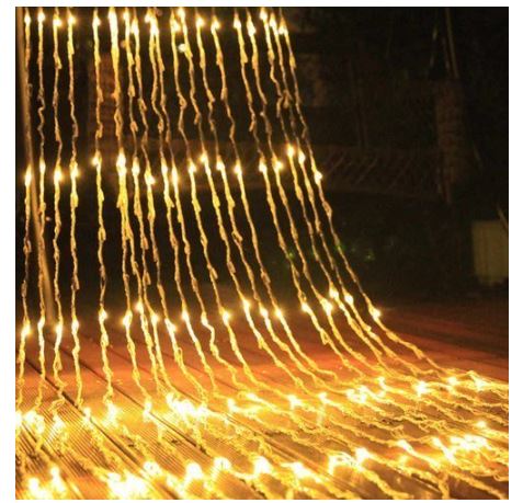 Đèn rèm mành mưa thác nước thả trang Trí 3x2m 3x3m