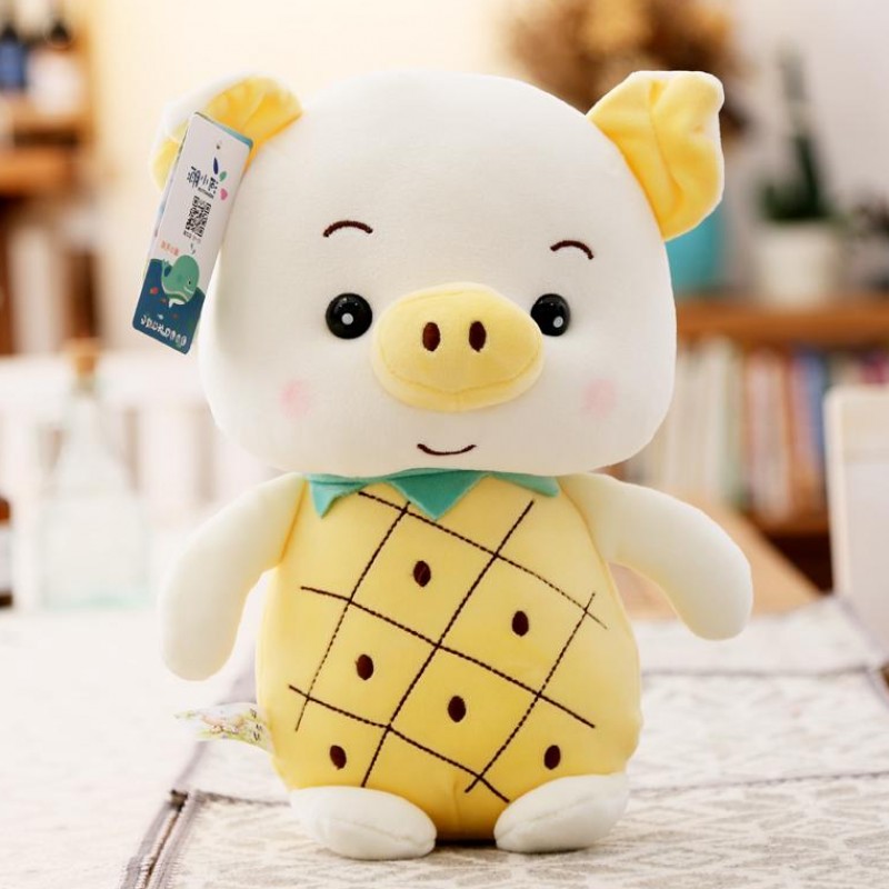 Gấu Bông Heo Trái Cây Dễ Thương, Lợn Trái Cây Siêu Cute Mềm Mịn (23cm----70cm) Vải Miniso 4 Chiều Co Giãn Mềm Mại, Êm Ái, Hàng Xịn Cao Cấp Loại 1