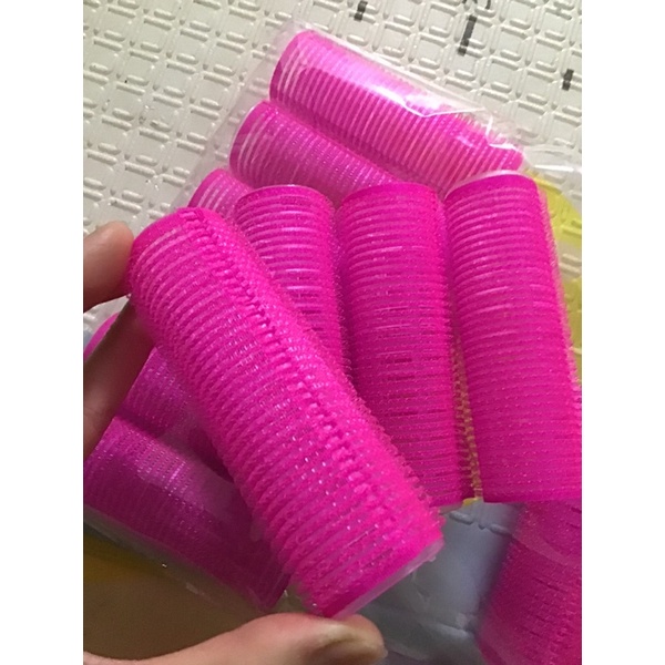 Lô uốn tóc - lô uốn tóc lõi nhựa tự dính loại dài 10cm x 3cm