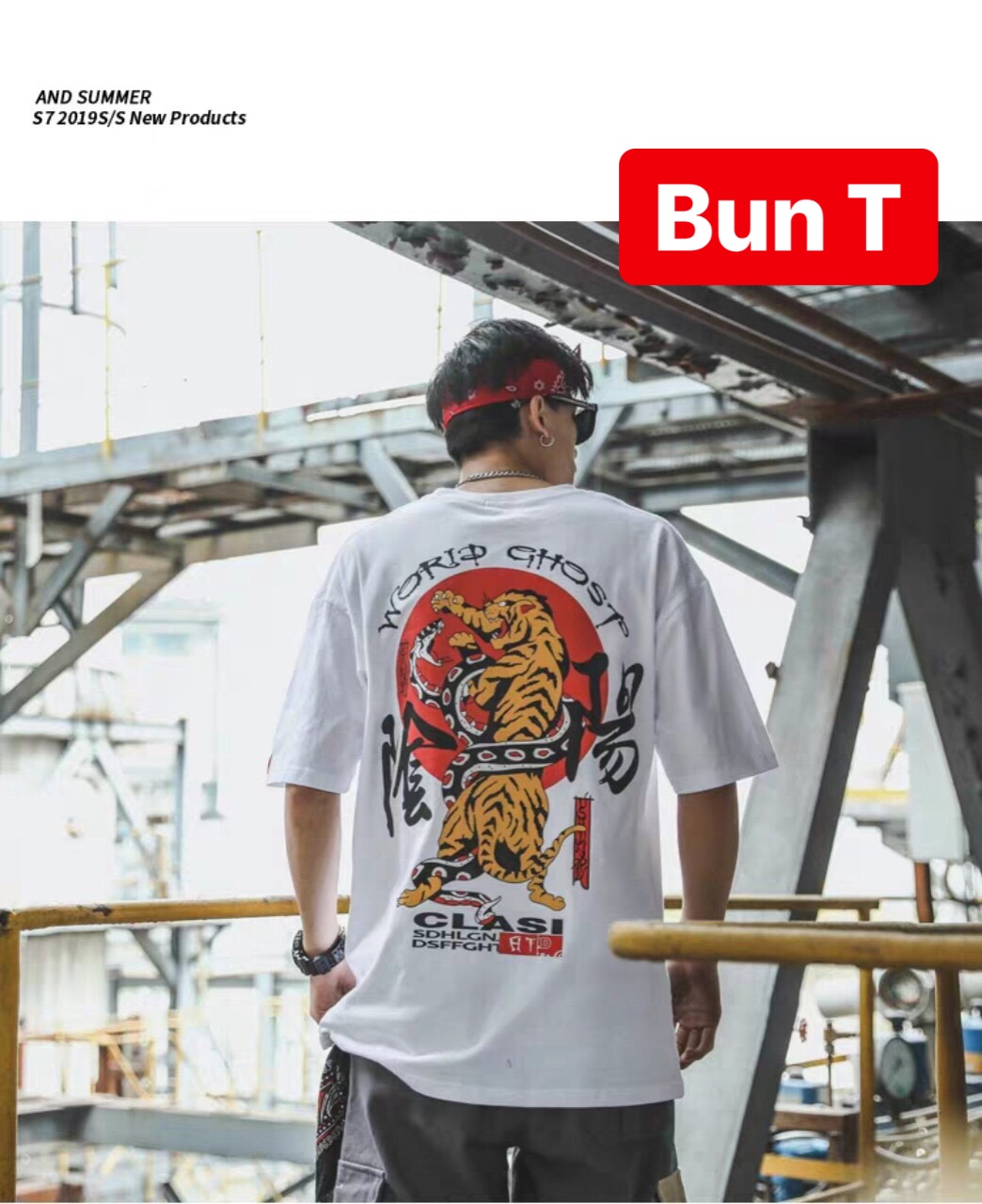 ÁO THUN NAM CON HỔ PHOM FORM RỘNG TAY LỠ THÁI LAN KOREA MẠNH MẼ SÀNH ĐIỆU VẢI DÀY MIN - TRANG BUN FASHION