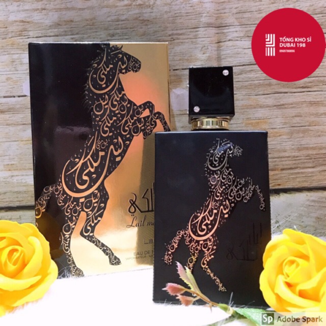 (RẺ VÔ ĐỊCH)Nước hoa  Unisex Lattafa Lail Maleki 100ml