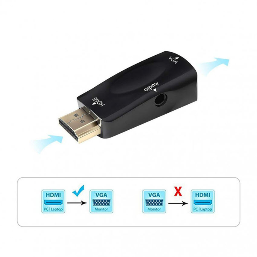 Đầu chuyển đổi tín hiệu từ HDMI sang VGA cao cấp