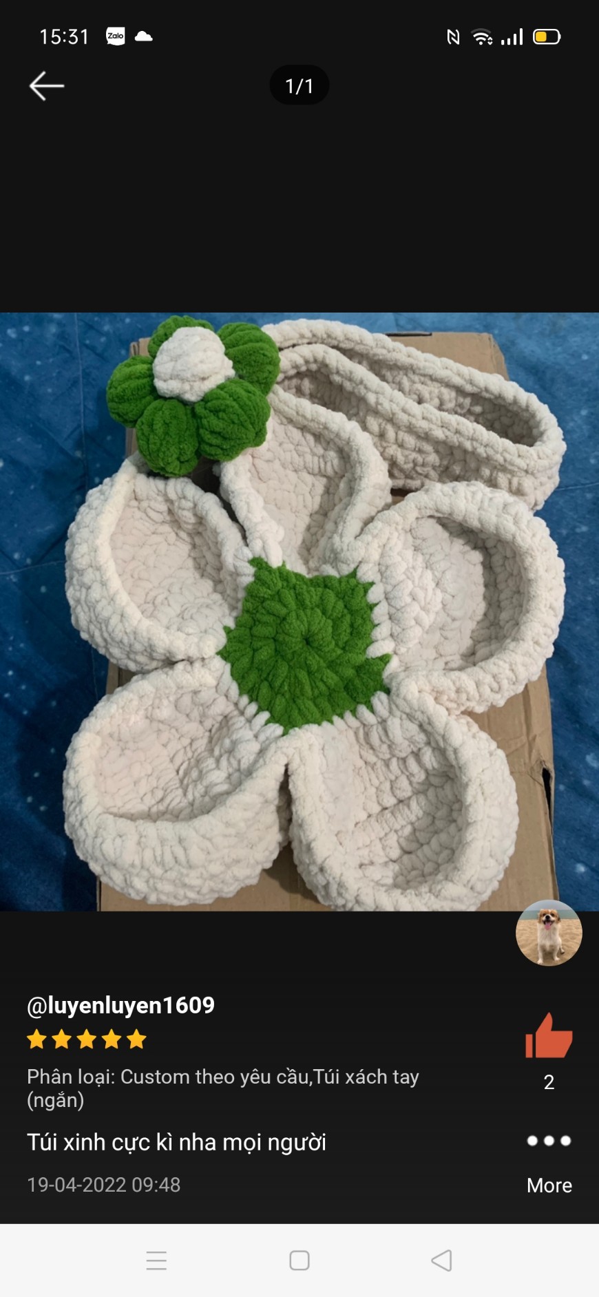 [ẢNH THẬT] TÚI LEN BÔNG HANDMADE