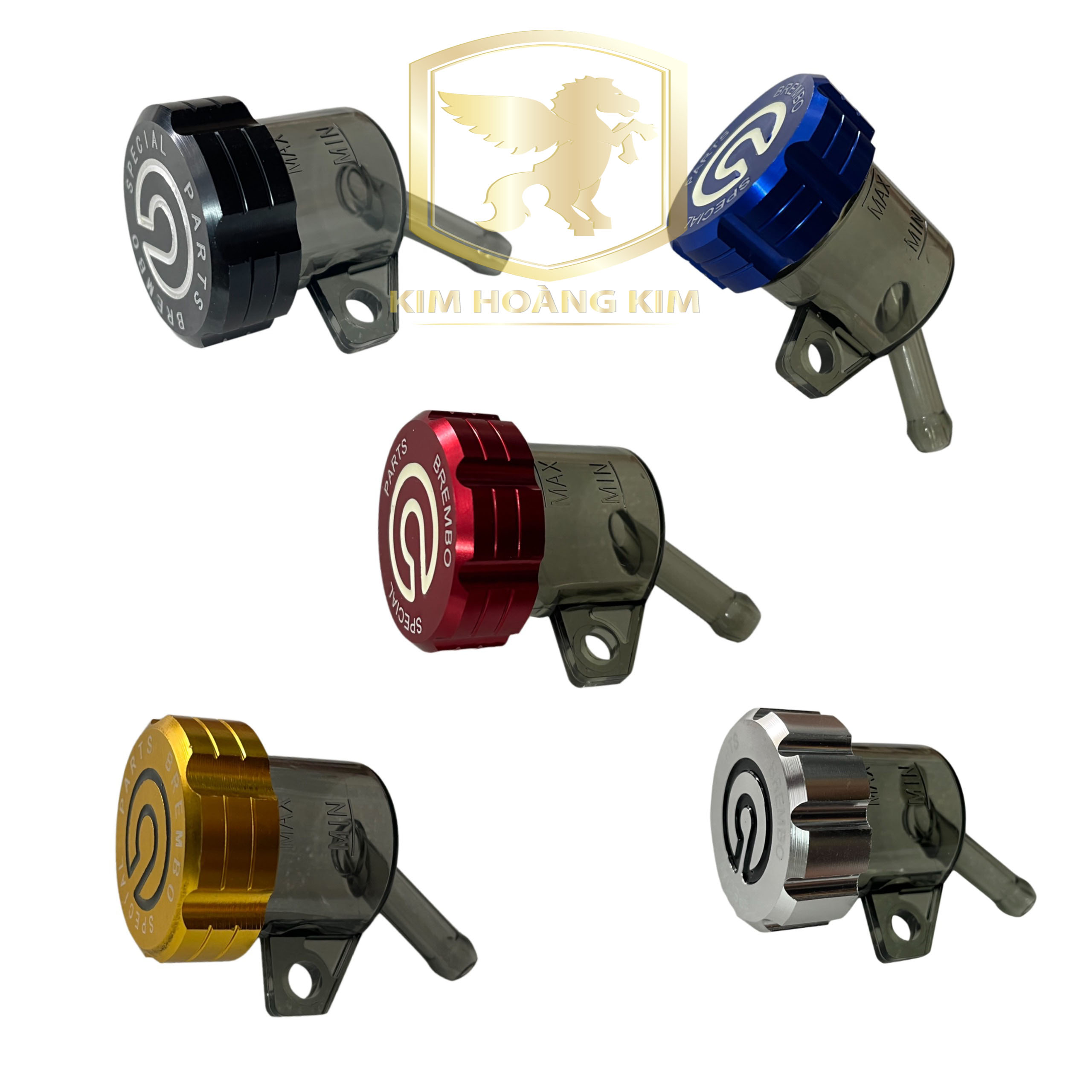 Bình Dầu khói nắp CNC gắn xe máy