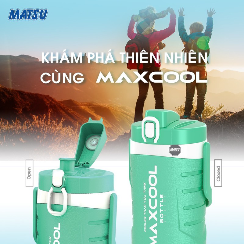 [HCM]BÌNH GIỮ NHIỆT MAXCOOL 1L NHỰA DUY TÂN