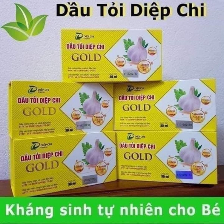 combo 2 dầu tỏi diệp chi gold +