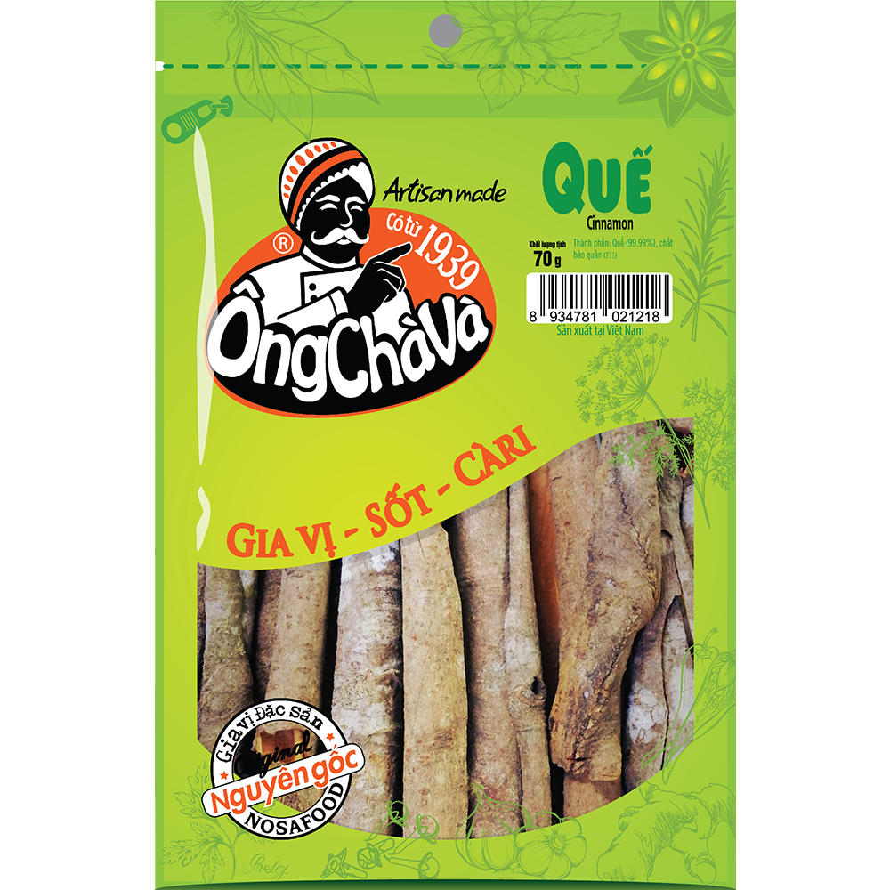 Quế Khúc Nguyên Vỏ Ông Chà Và 70g - Quế Thanh
