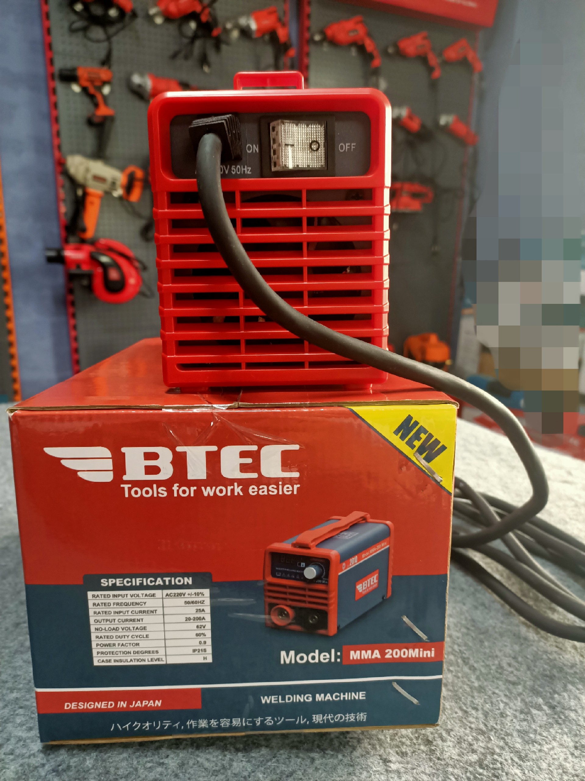 Máy Hàn Điện Tử Siêu Mini BTEC MMA-200Mini