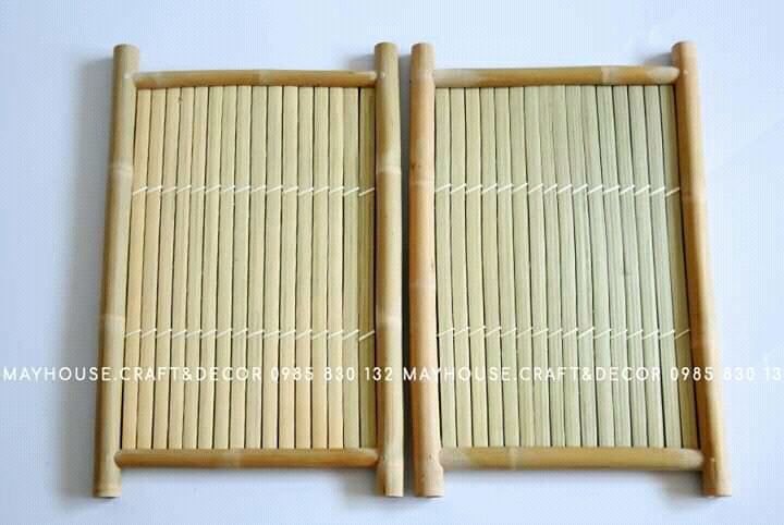Khay tre bưng bê, đựng ấm chén hoặc trang trí