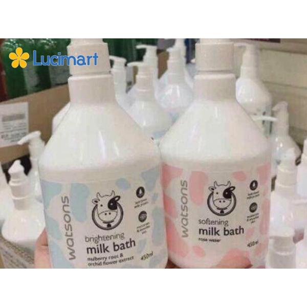 Sữa Tắm Watsons Milk Bath Made in Thailand 450ml cao cấp