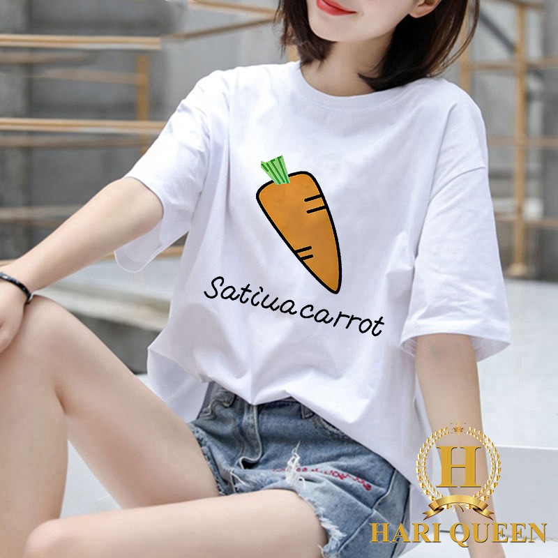 Áo phông củ cà rốt satiua hari0520