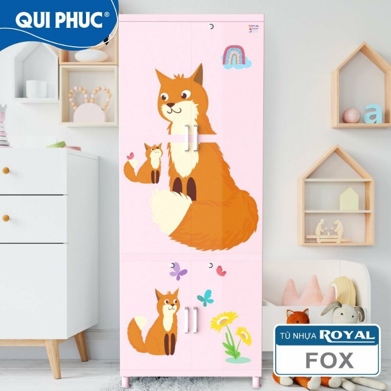 Tủ royal 2 tầng nhựa qui phúc