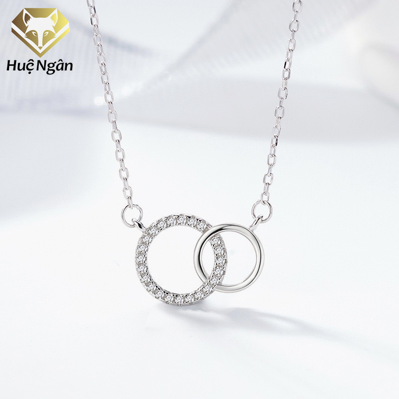 Dây chuyền bạc ý 925 huệ ngân - vô cực pp1781
