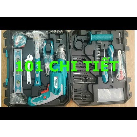 BỘ MÁY KHOAN BÚA 101 CHI TIẾT TOTAL THKTHP1012E