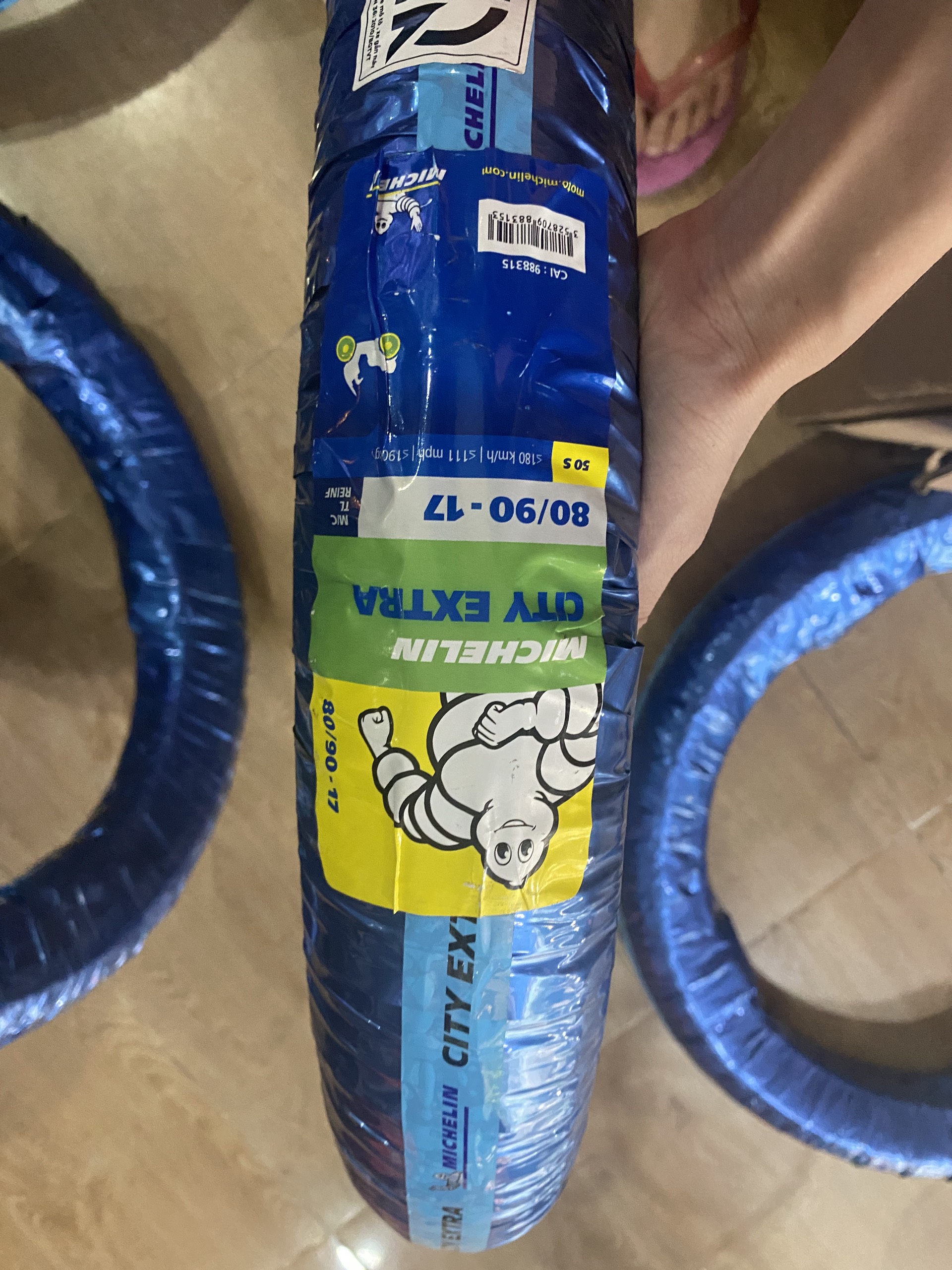 VỎ MICHELIN CITY EXTRA SIZE 80/90-17