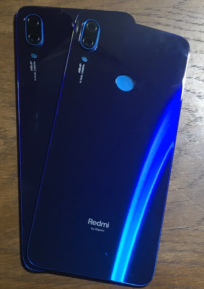 NẮP LƯNG XIAOMI REDMI NOTE 7 MÀU XANH TÍM