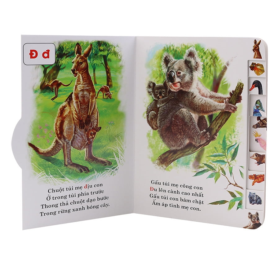 Fahasa - Làm Quen Với Chữ Cái Qua Các Bài Thơ Về Động Vật - Tập 3