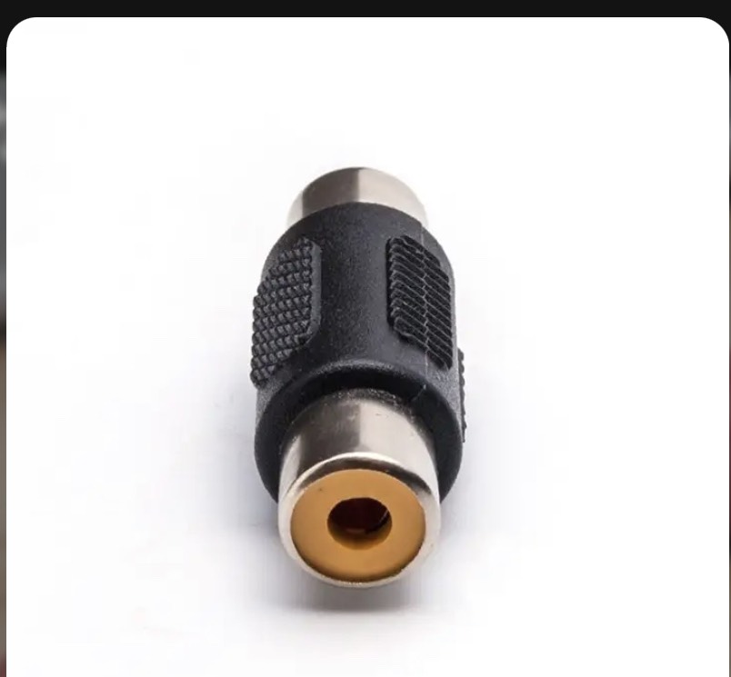 [HCM]Combo 2 Đầu nối cáp loa AV/Audio (bông sen) 2 đầu âm (jack nối AV RCA)