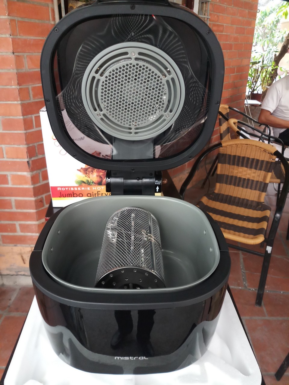 [Trả góp 0%]NỒI CHIÊN KHÔNG DẦU MISTRAL MAF1200 12L (MADE IN MALAYSIA)