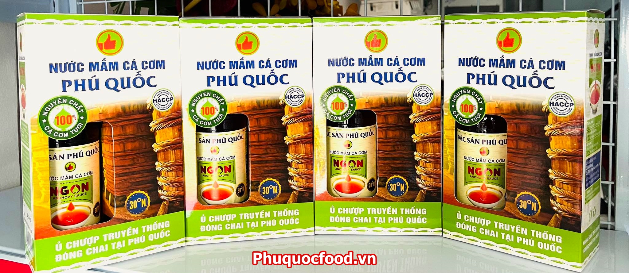 Nước mắm cá cơm Phú Quốc NGON 30 độ đạm/520ml (mắm Nhất)