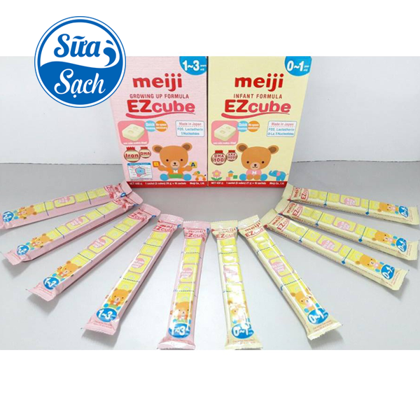 [HCM]Sữa Meiji Số 0 (0-1 tuổi) Infant Formula EZcube (20 thanh)