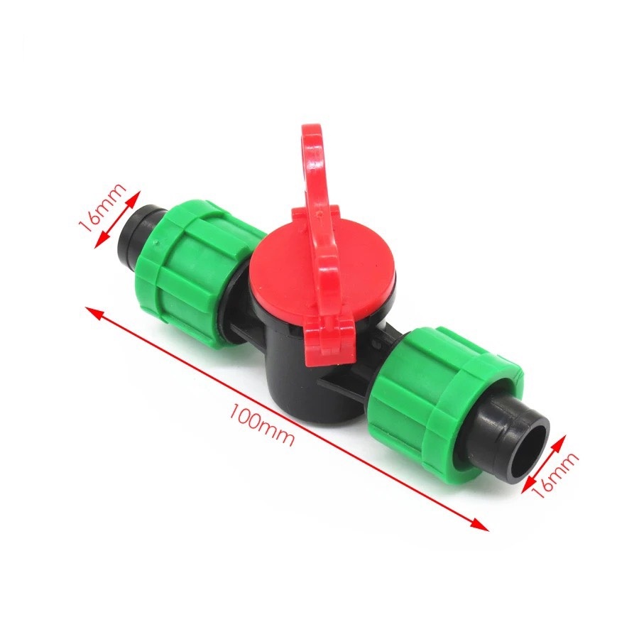 10 Van nối ống 16mm mềm có xiết giữ ống