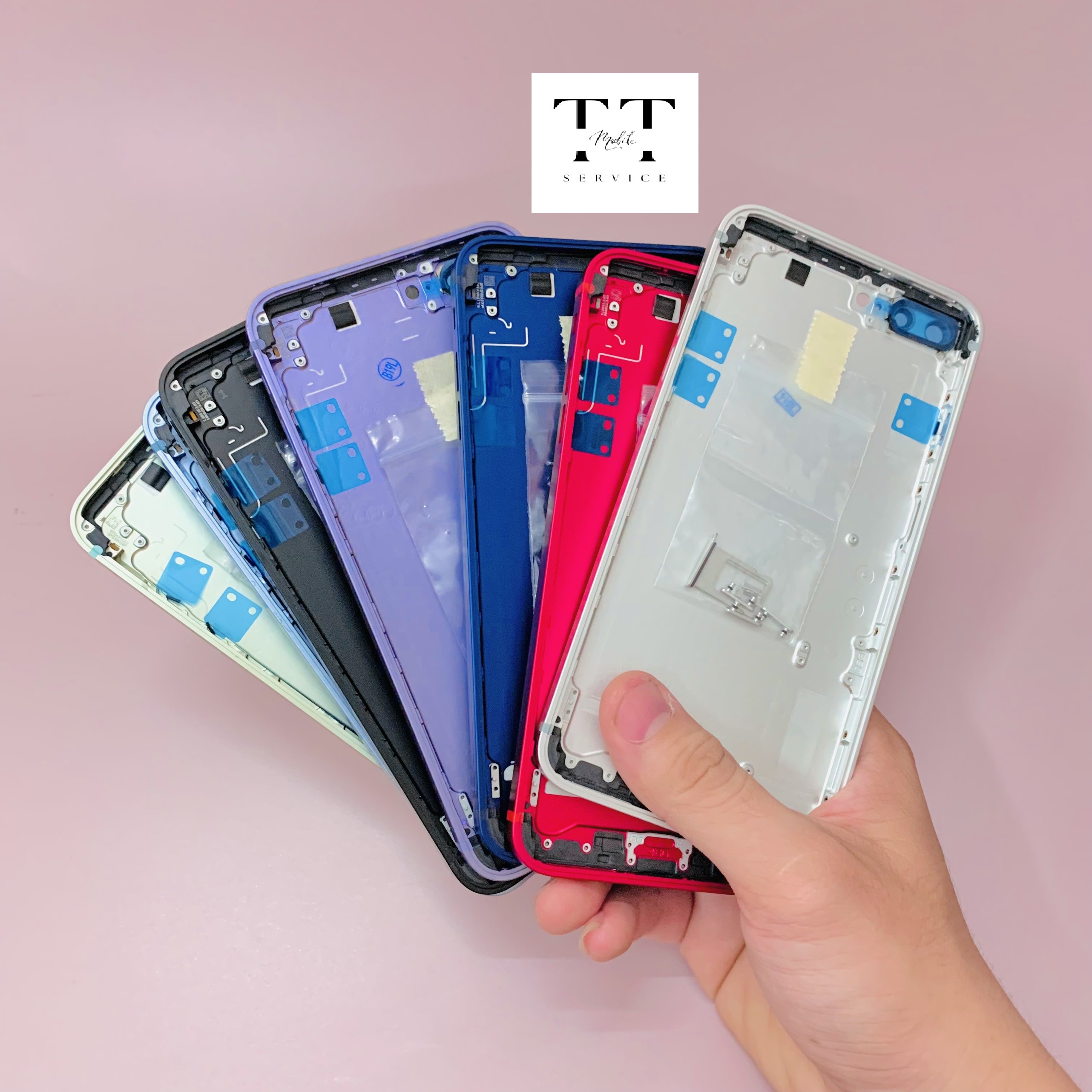Vỏ viền vuông dành cho ip 7plus độ lên 8plus đủ màu cực đẹp