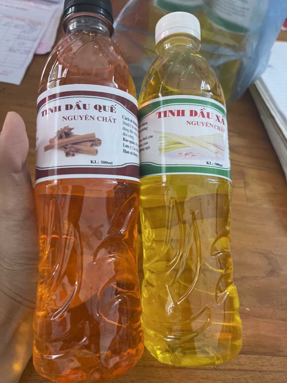 TINH DẦU QUẾ VÀ SẢ CHANH NGUYÊN CHẤT 500ml