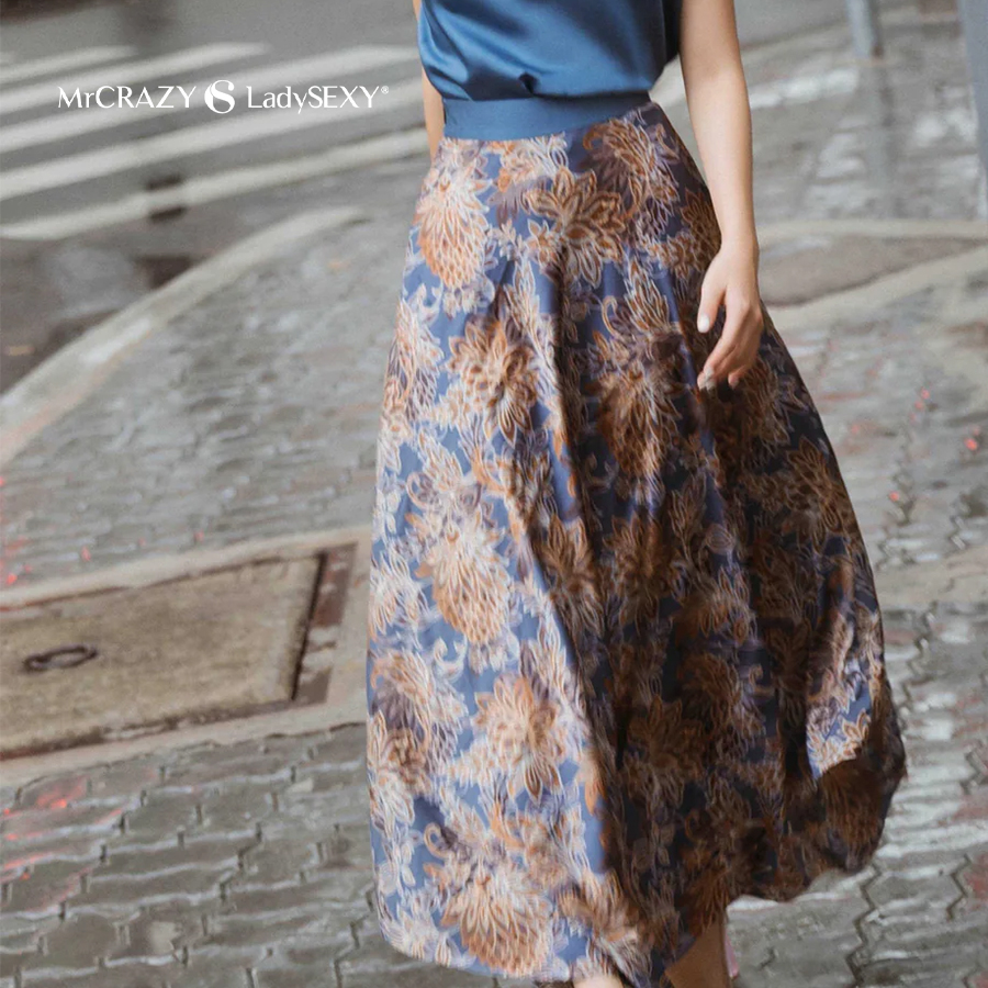 Friday Silk Midi Skirt