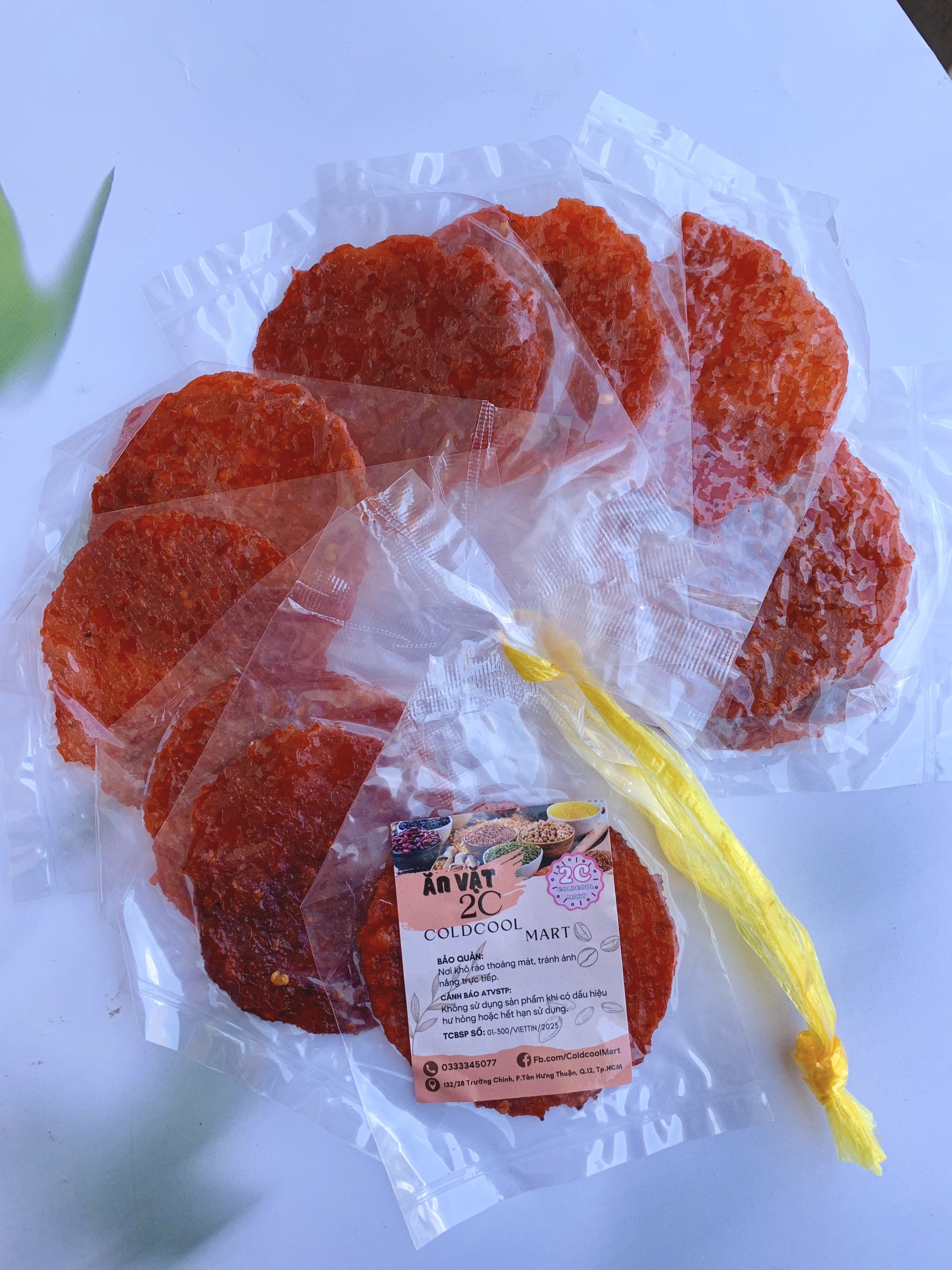 1 Con Khô Cá Bò Sate Ép Miếng 2c Mart