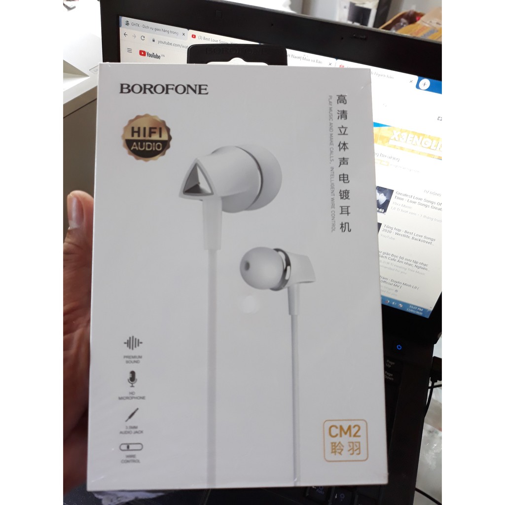 Tai Nghe Điện Thoại Có Dây BOROFONE CM2