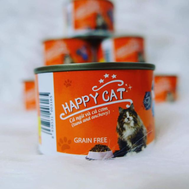 Pate lon cho mèo HAPPY CAT 160g - [Nông Trại Thú Cưng]