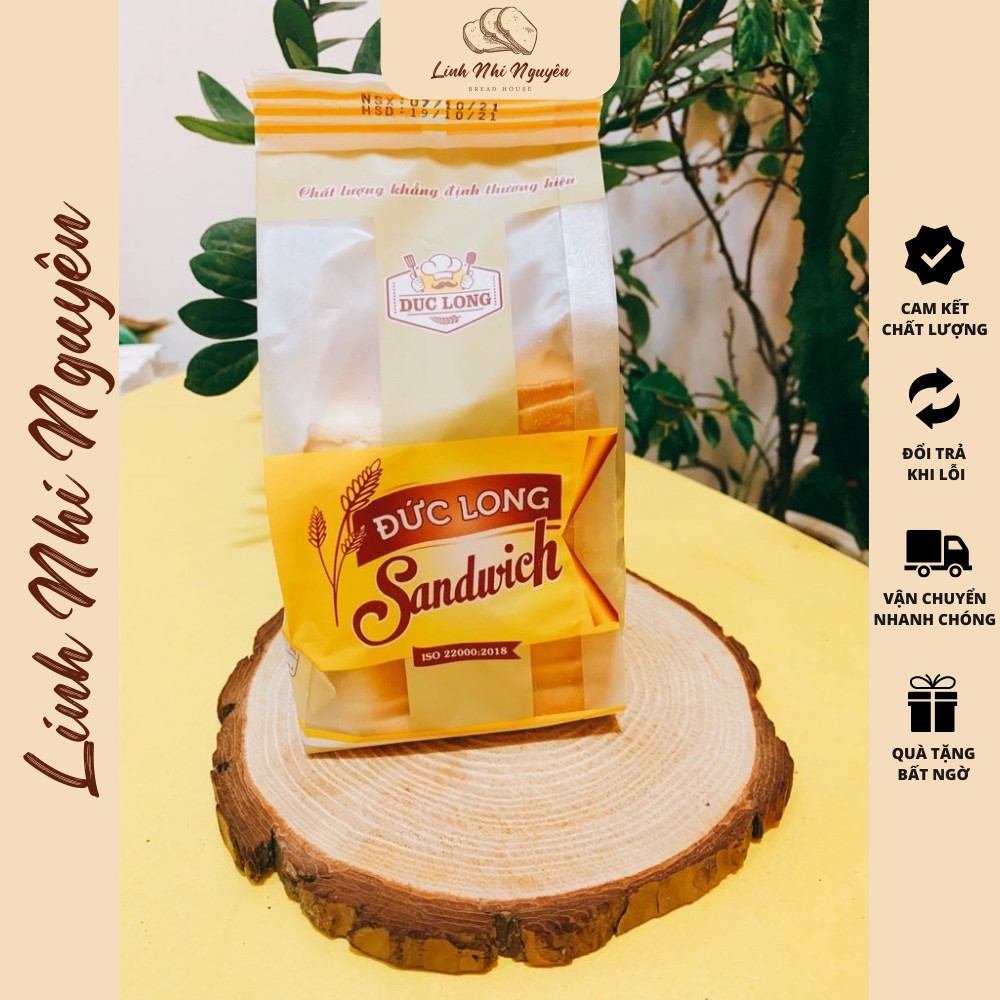 Bánh mì gối sandwich đức long 260gram