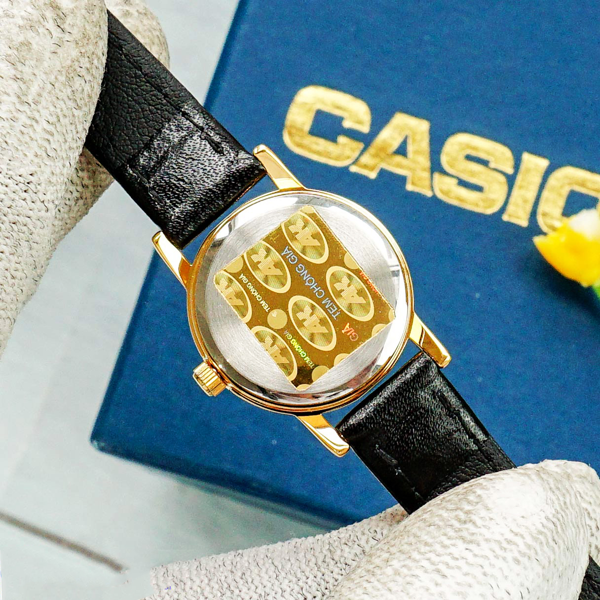 [SIÊU XINH] Đồng hồ nữ dây da Casio Anh Khuê LTP-1094Q-7B1RDF