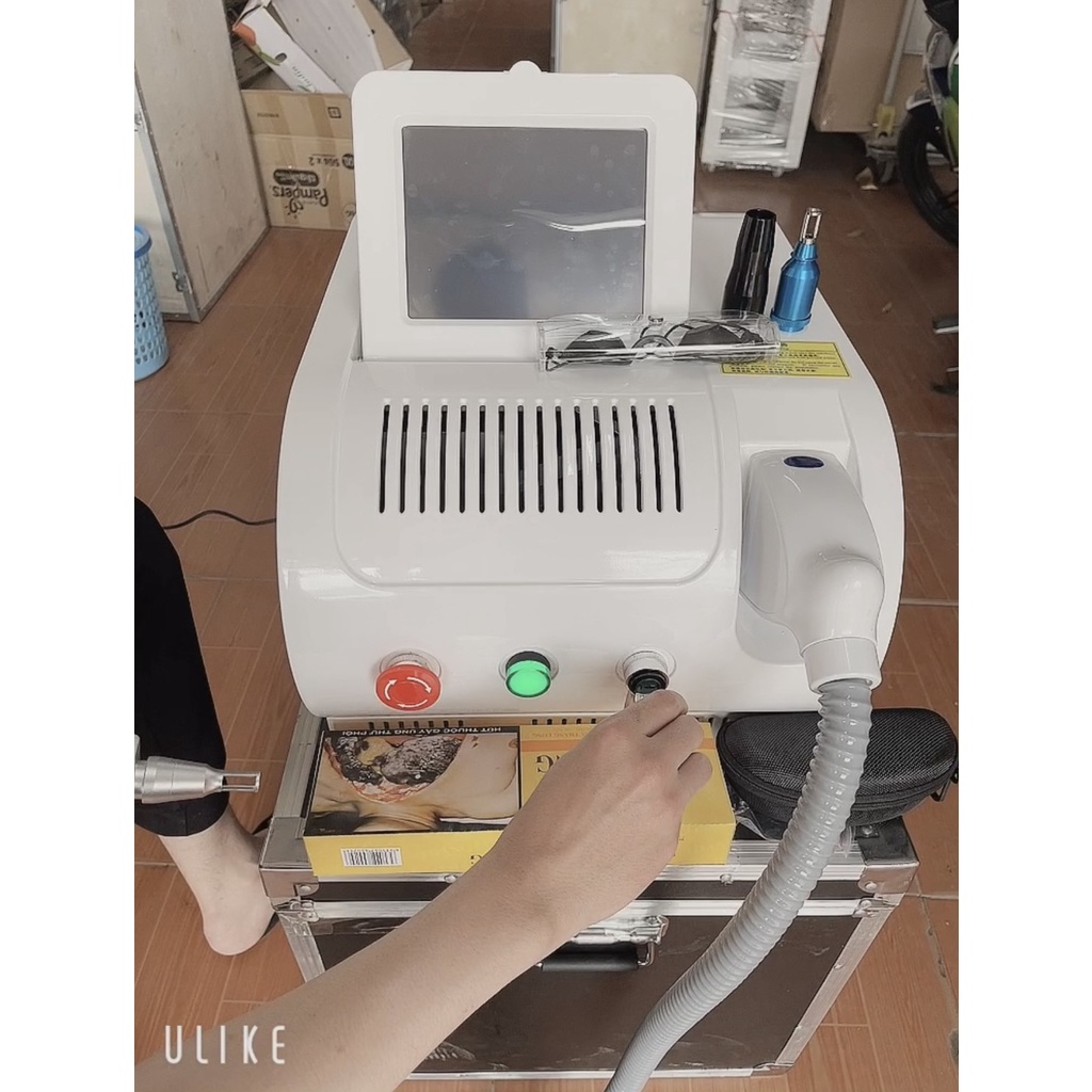 Máy Laser Xoá Xăm Hút Mực Mày Môi . Máy Laser Mini - SPA88