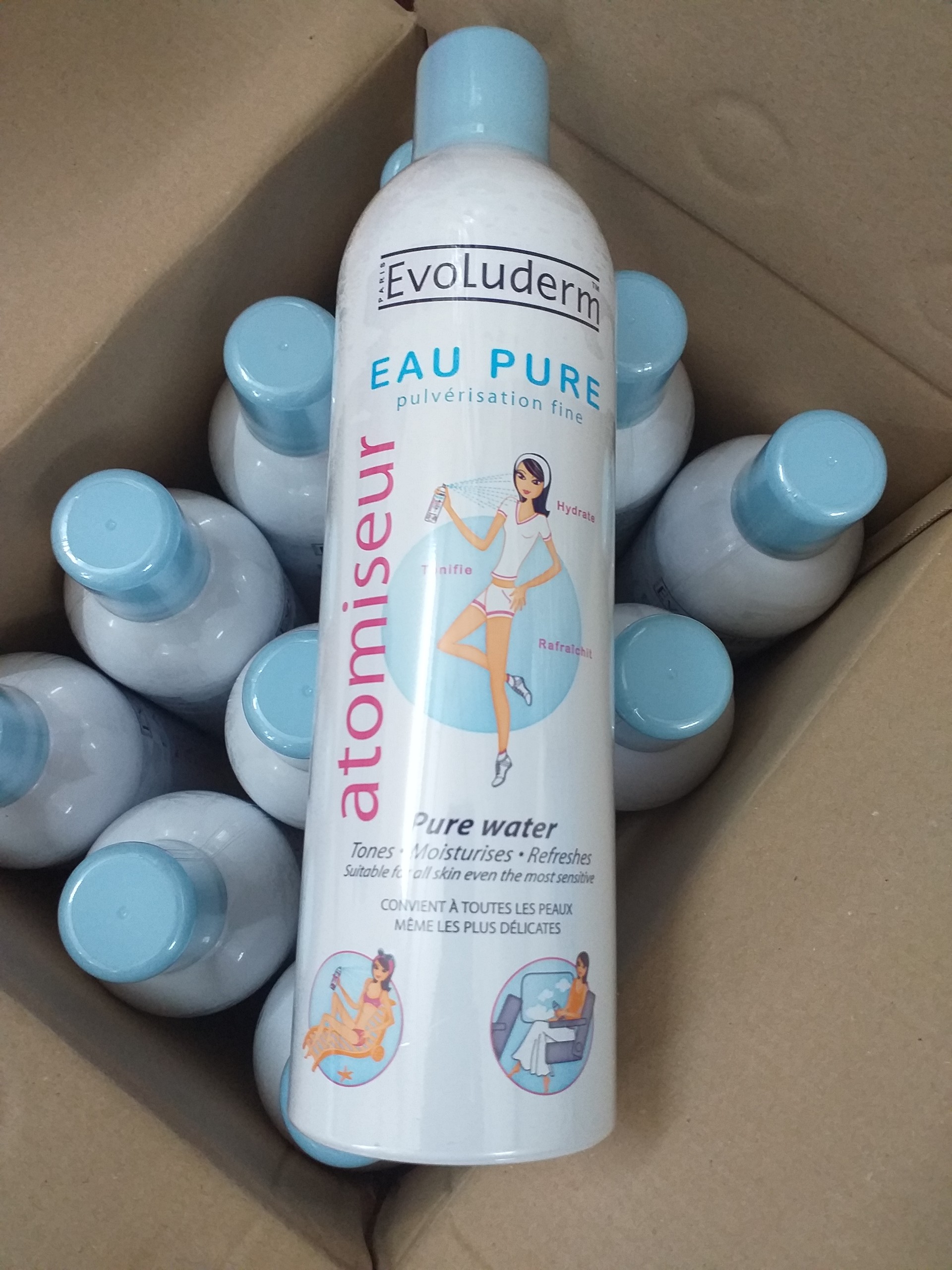 CHAI XỊT KHOÁNG EVOLUDERM 400ML