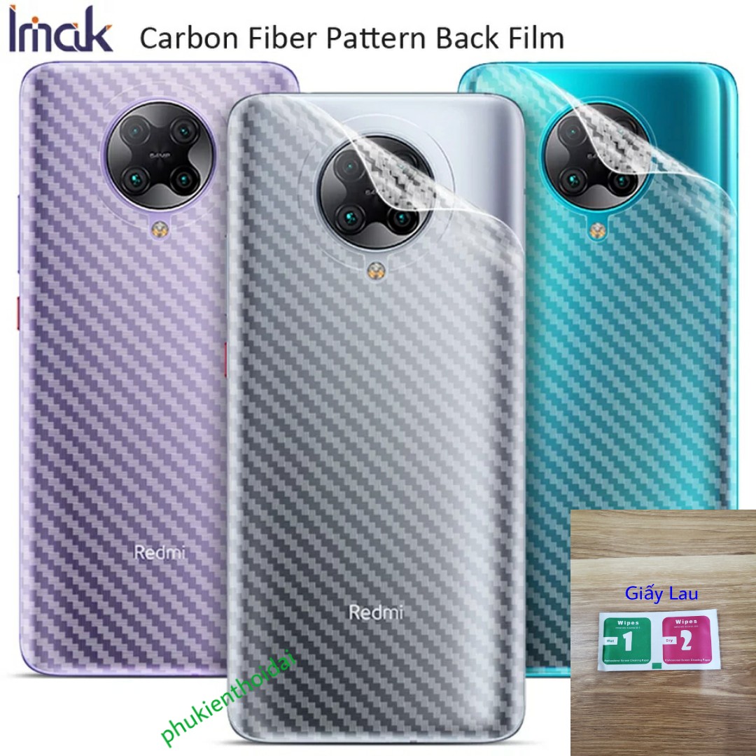 Dán lưng Carbon Xiaomi Redmi K30 Pro / Poco F2 Pro dùng chung chống xước chống vân tay