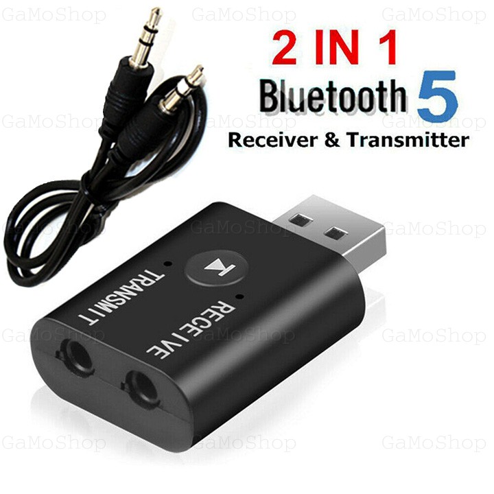 [HCM]Usb Bluetooth 5.0 TR6 Thu Và Phát Bluetooth Âm Thanh Stereo 2 Chức Năng