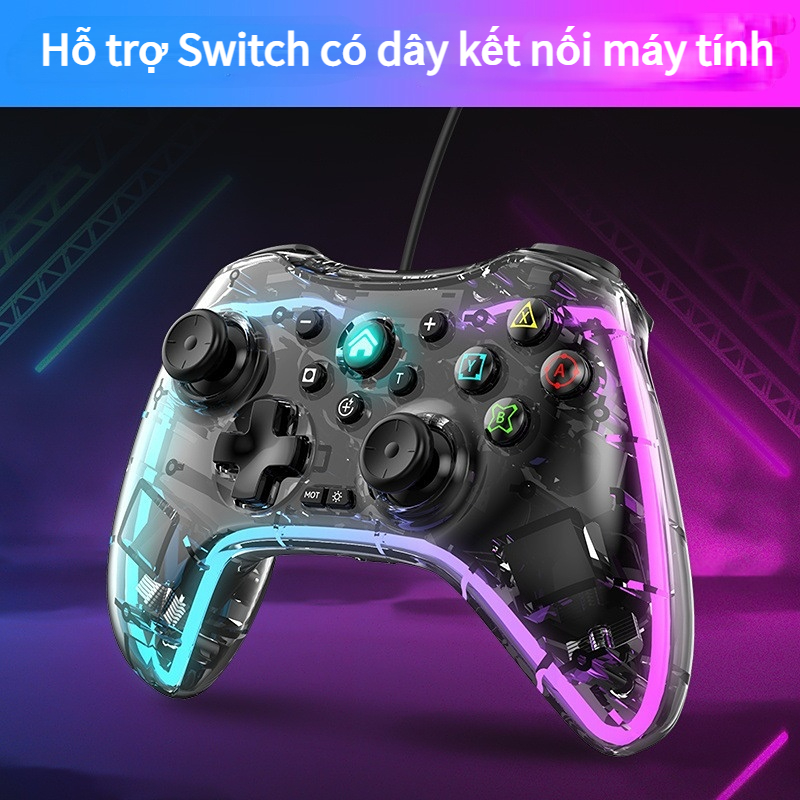 IIYBC Bộ điều khiển trò chơi bluetooth 2.4G điều khiển trò chơi không dây Cần điều khiển kích hoạt bộ điều khiển trò chơi di động Thích hợp cho Switch Android IOS TV PC