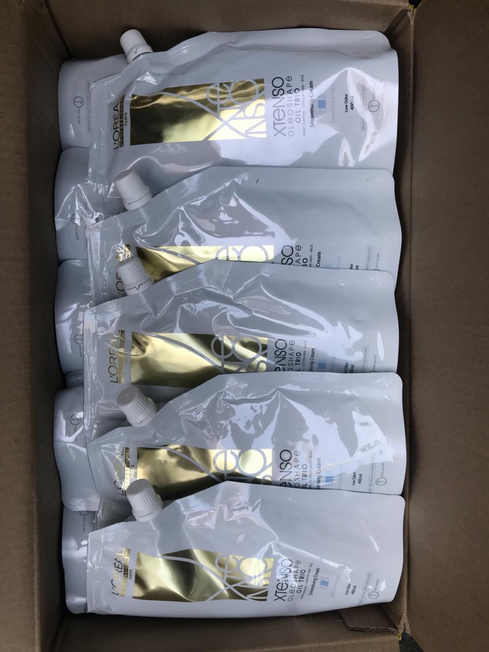 [HCM]THUỐC UỐN NÓNG SETTING LOREAL X-TENSO OLEOSHAPE MẪU MỚI 400ML X 2