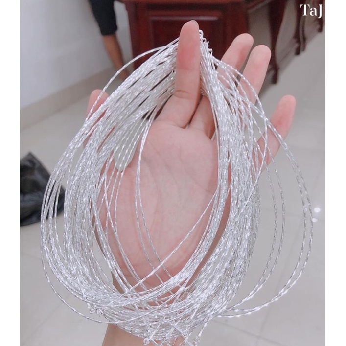 Kiềng cổ bạc thật hàng ý cao cấp sáng đẹp - THJ Cam kết bạc chuẩn, giá tốt kèm bảo hành
