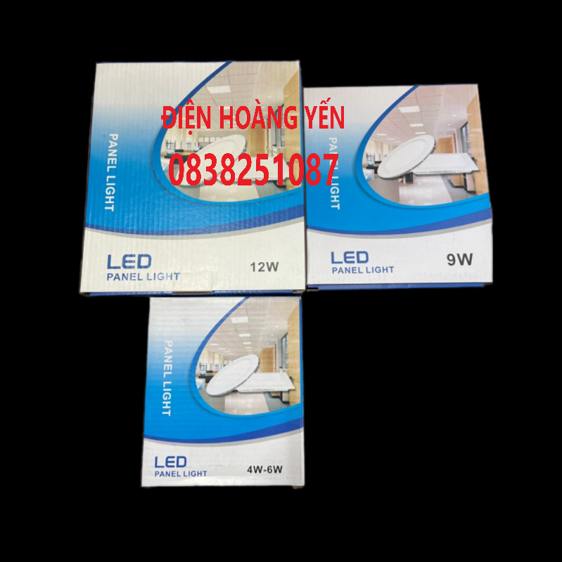Bóng đèn led âm trần downlight 6W 9W tròn