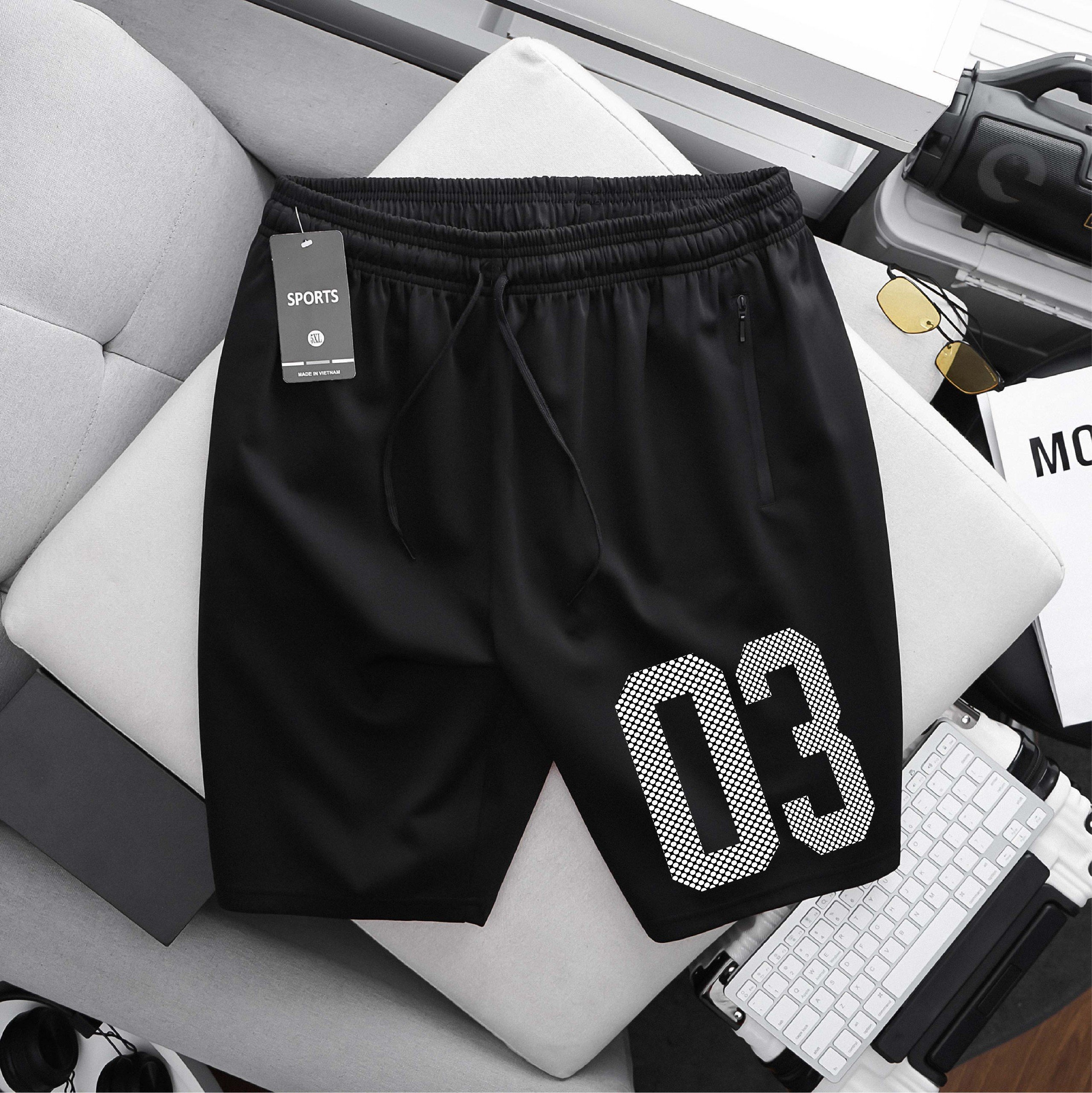 (bigsize) Quần short thun nam bigsize (80- 130kg) - in số 03