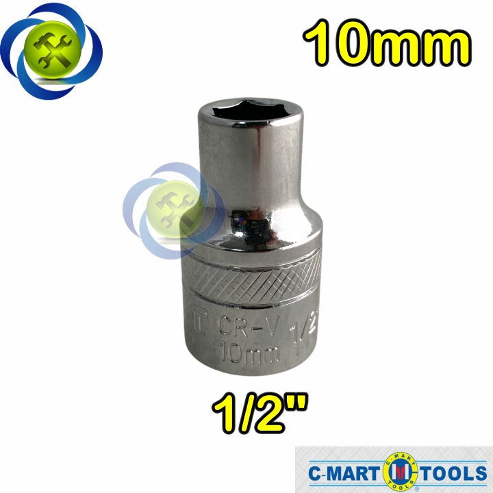 Tuýp 10mm c-mart f0029-6-10 loại ngắn xi bóng - c-mart f0029-6-10
