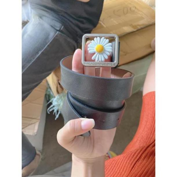 Thắt Lưng Hoa Cúc Mặt Vuông Dây Nịt Bụng Hoa Cúc