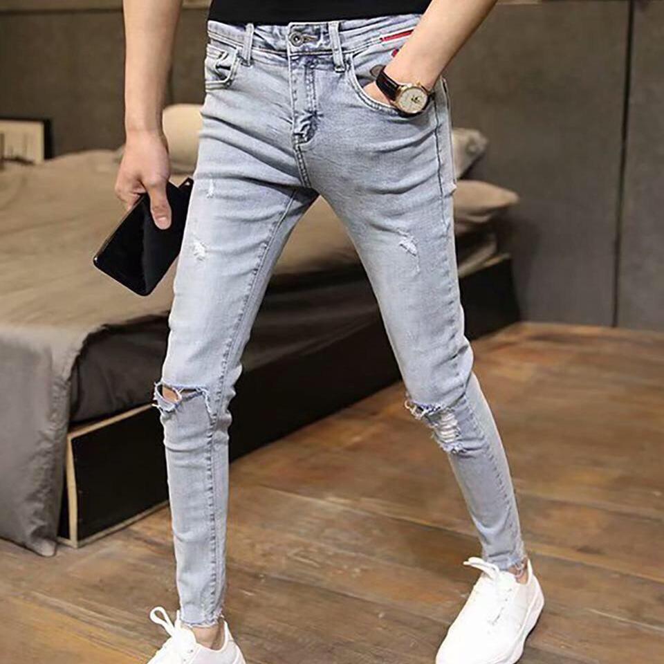[HCM]QUẦN JEAN NAM XANH DÁNG BỤI BẶM TRẺ TRUNG MT1157 VIOLET_FASHION