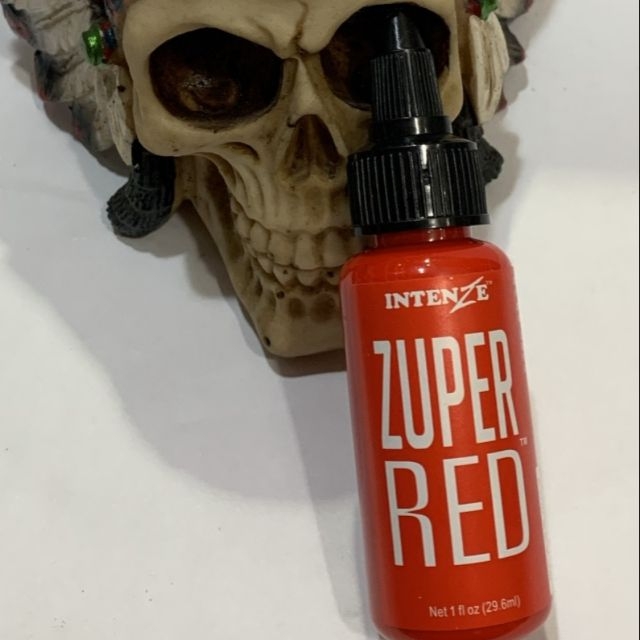 Mực xăm Intenze Zuper Red 30ml